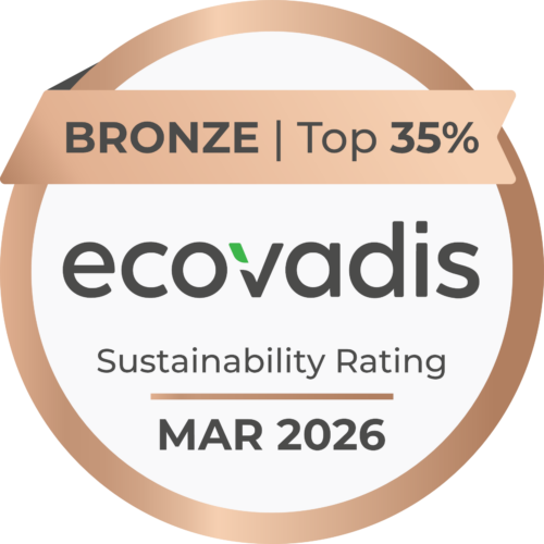 Bronze sustainability rating badge 2026